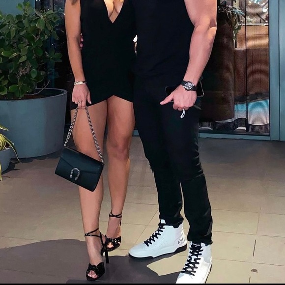 SAINT LAURENT YSL AMY KNOT Black Patent Heels - Picture 5 of 9